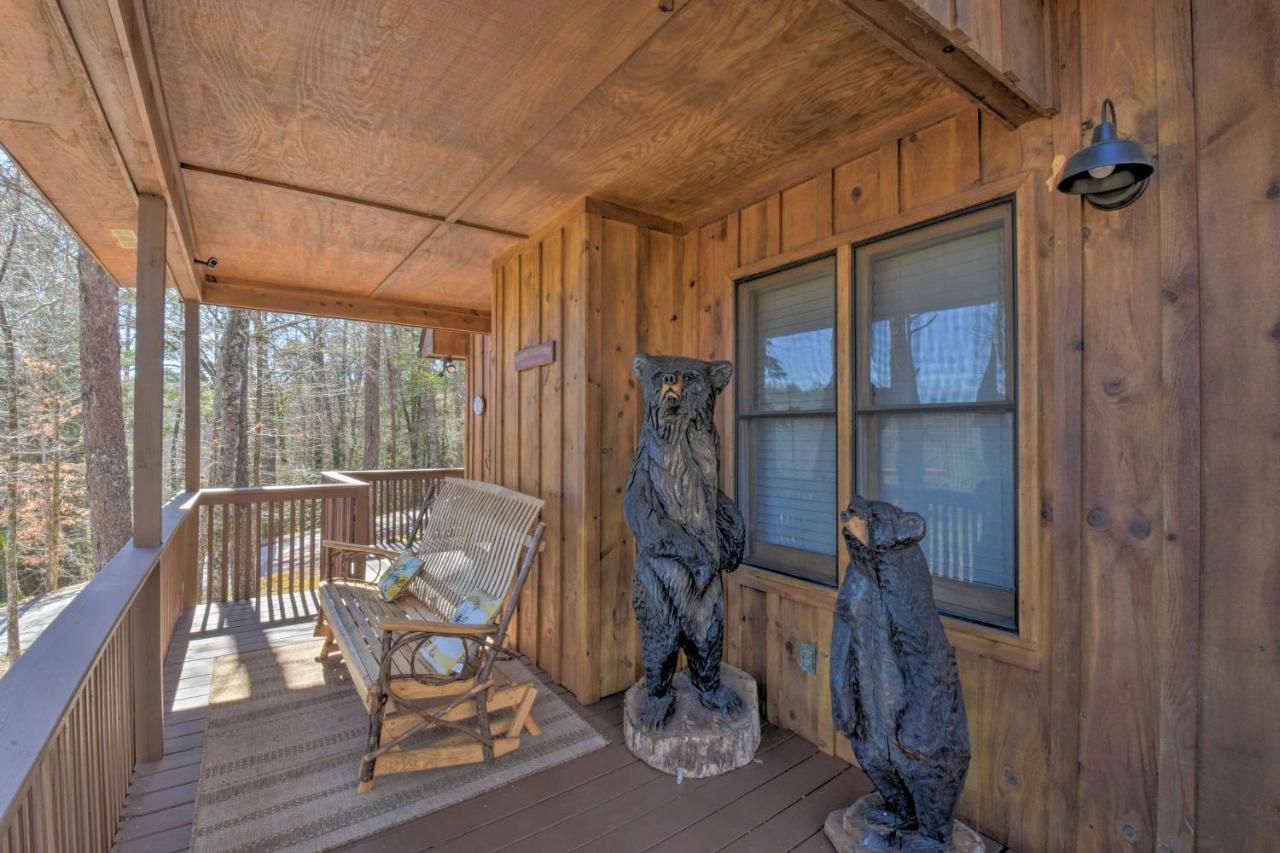 Helen Cabin With Deck And Hot Tub Less Than Half Mi To Main St Luaran gambar